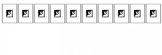 Floral Garnish Font OTHER CHARS