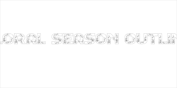 Floral Season Outline Logo