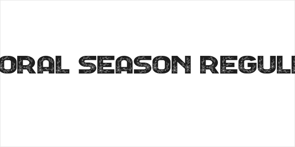 Floral Season Reguler Logo