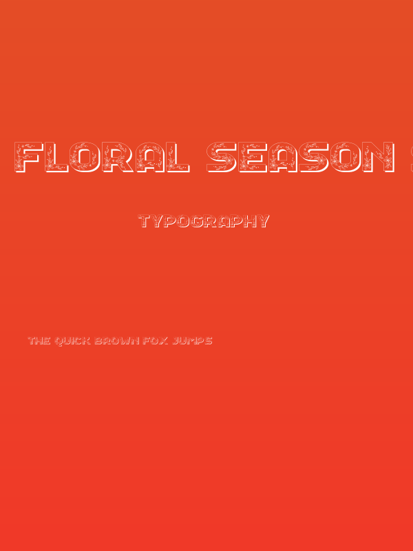 Floral Season Shadow Poster
