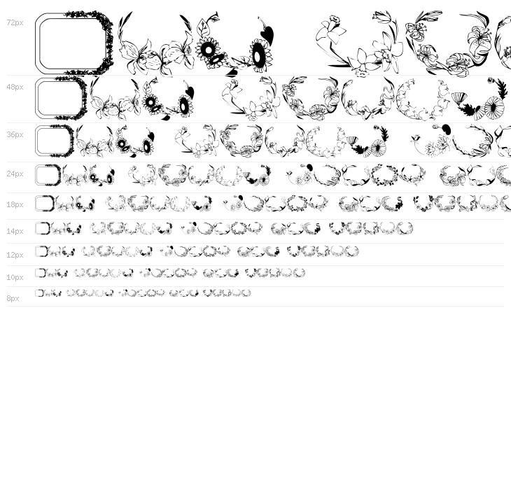 Floral Settings Waterfall