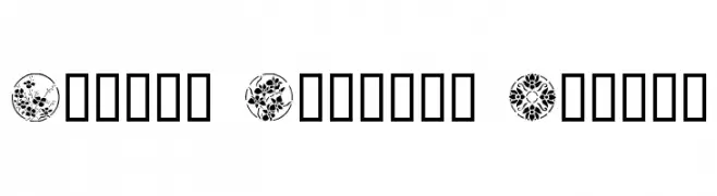 Floral Stencil Design  Fuentes Gratis Descargar