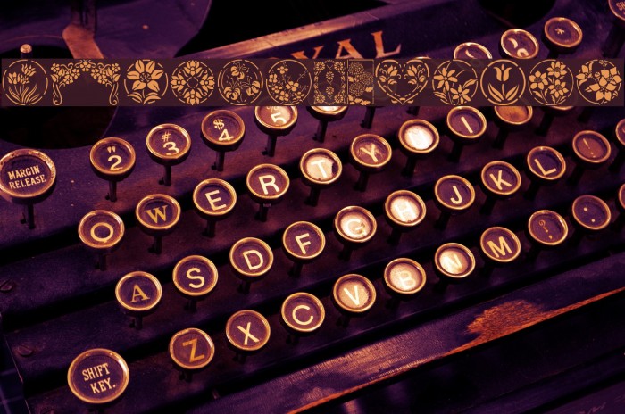 Floral Stencil Design Example 2