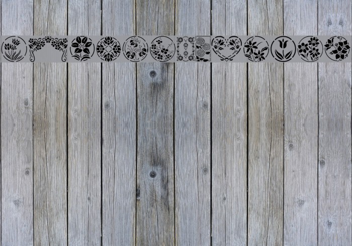 Floral Stencil Design Example 3