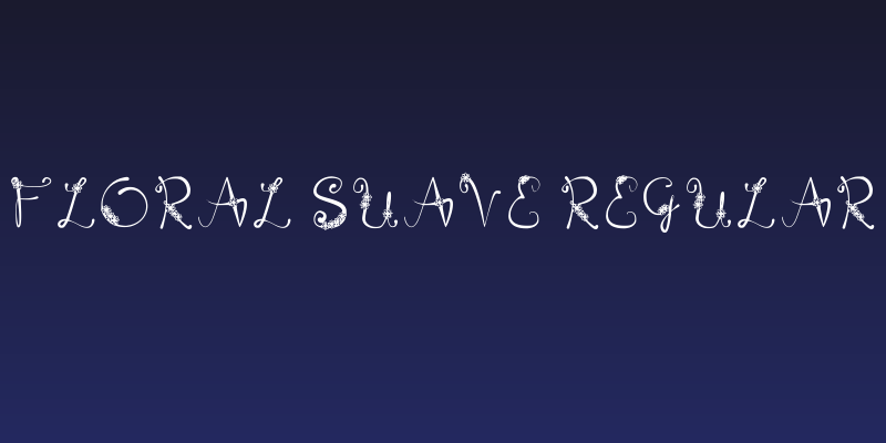 Floral Suave Regular Social Header