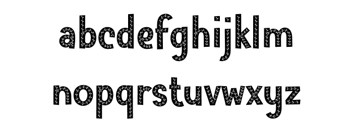 Floral two Demo Font LOWERCASE