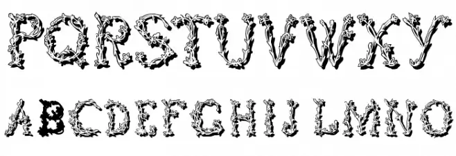 FloralTwo Font OTHER CHARS