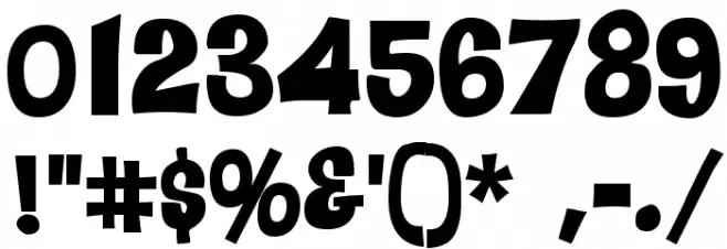 Floraless フォント その他の文字