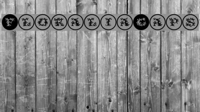 FloraliaCaps Font examples