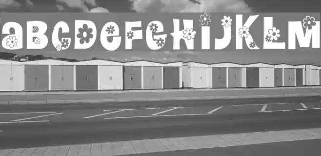 Floralies Font examples