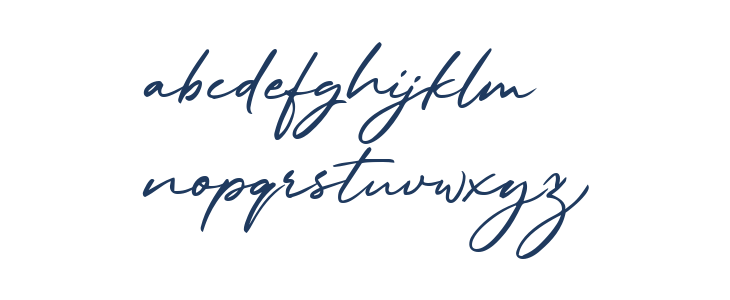 Floralis Couture Lowercase