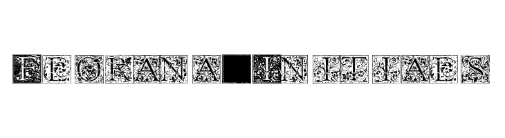 Florana_Initials 字体