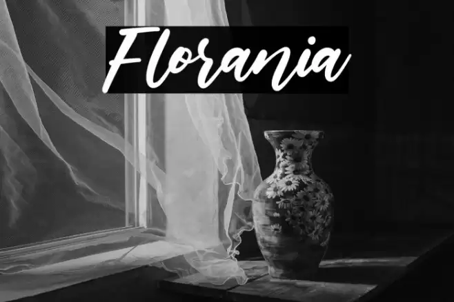 Florania Font examples