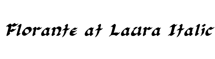 Florante at Laura Italic  les polices de caractères gratuit tlcharger