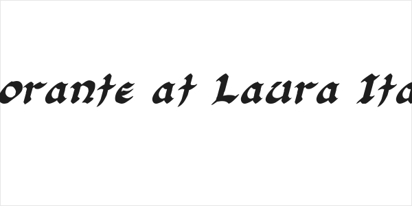 Florante at Laura Italic Logo