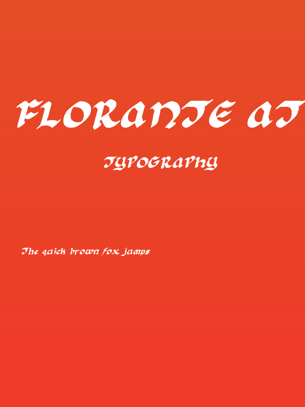 Florante at Laura Italic Poster