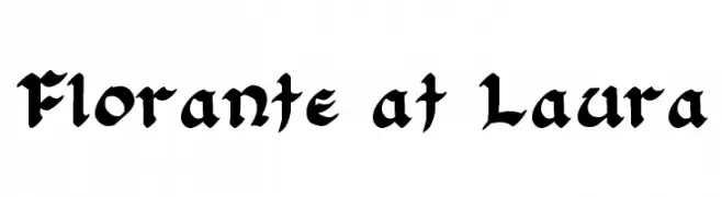 Florante at Laura  Free Fonts Download