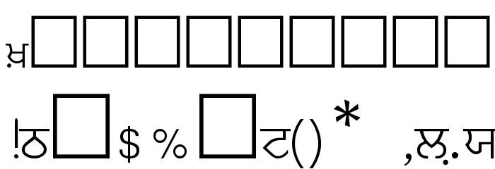 Florap Font OTHER CHARS