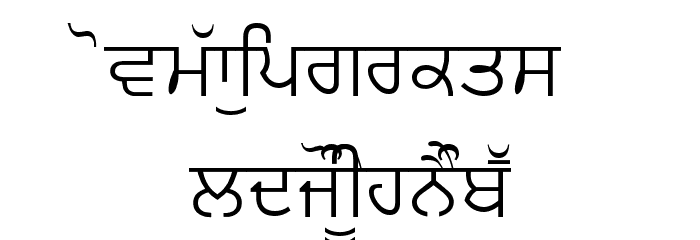 Florap Font LOWERCASE