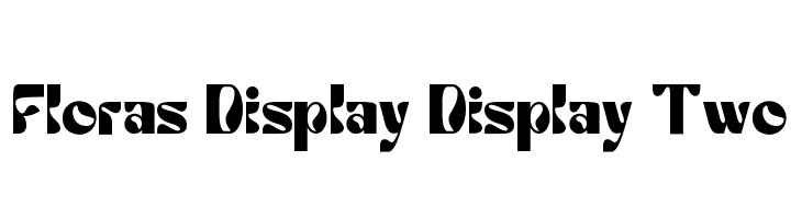 Floras Display Display Two  font caratteri gratis
