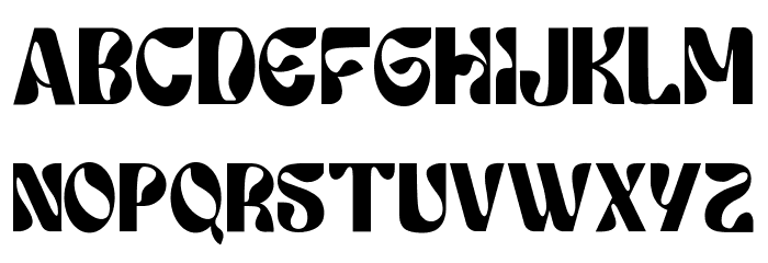 Floras Display Display Two Font UPPERCASE