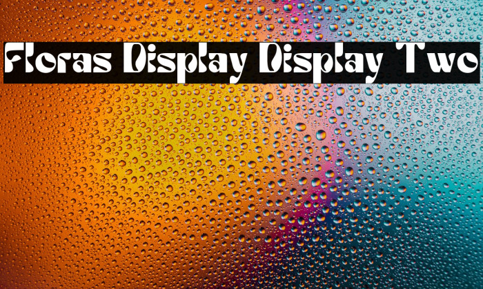 Floras Display Display Two Example 2