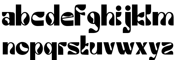 Floras Display Display Two Font LOWERCASE
