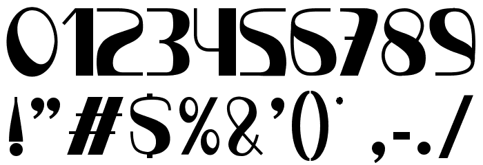 Floras Display Font OTHER CHARS