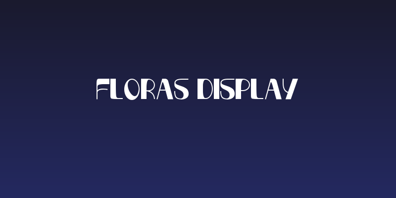 Floras Display Social Header