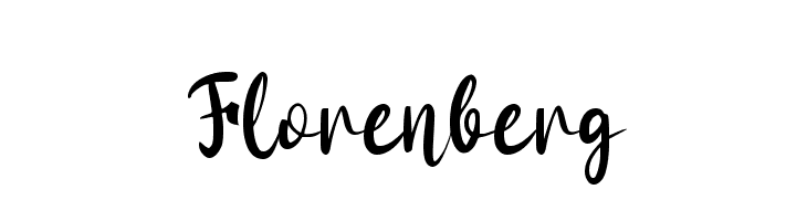 Florenberg  Frei Schriftart Herunterladen