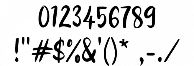 Florenberg Font OTHER CHARS