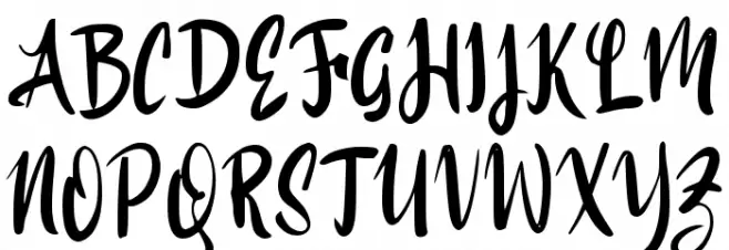 Florenberg Schriftart Groß