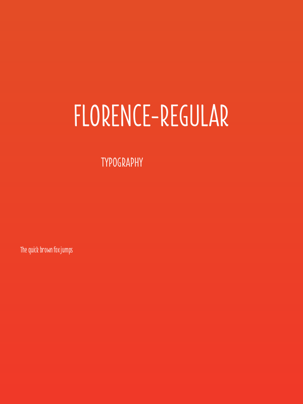 Florence-Regular Poster