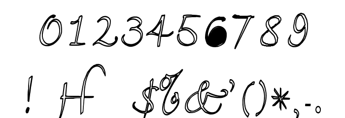 FlorenceHC Font OTHER CHARS