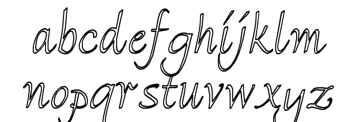 FlorenceHC Font LOWERCASE