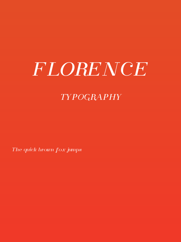 Florence Poster