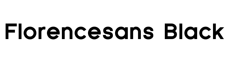 Florencesans Black Font