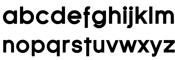 Florencesans Black Font LOWERCASE