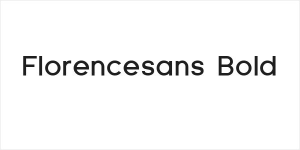 Florencesans Bold Logo