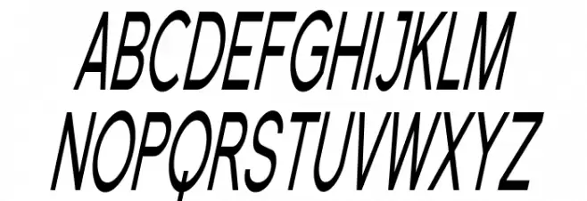 Florencesans Comp Italic خط أحرف كبيرة