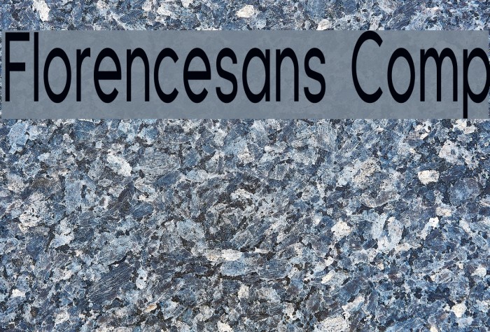 Florencesans Comp Font examples