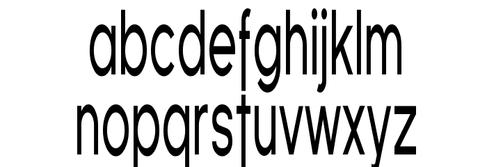 Florencesans Comp Font LOWERCASE