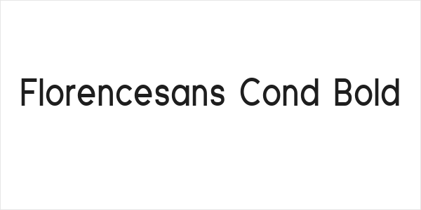 Florencesans Cond Bold Logo