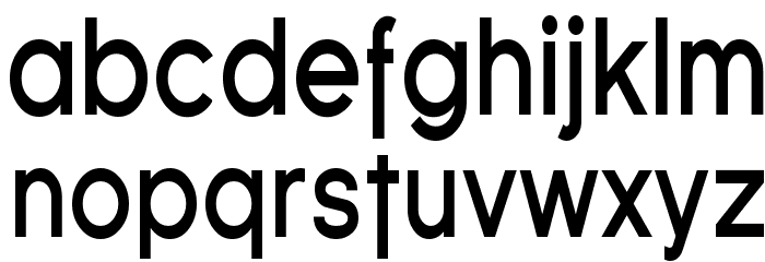Florencesans Cond Bold Font LOWERCASE
