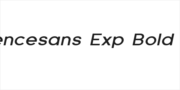 Florencesans Exp Bold Italic Logo