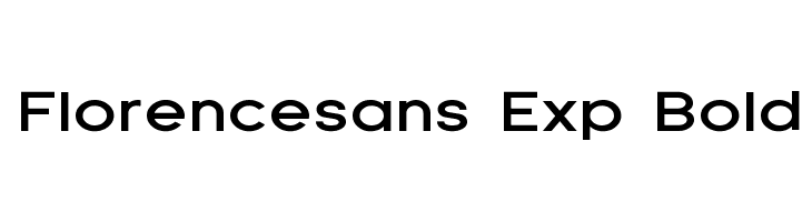 Florencesans Exp Bold Font