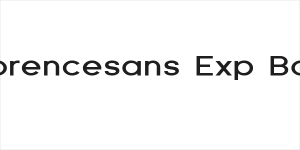 Florencesans Exp Bold Logo