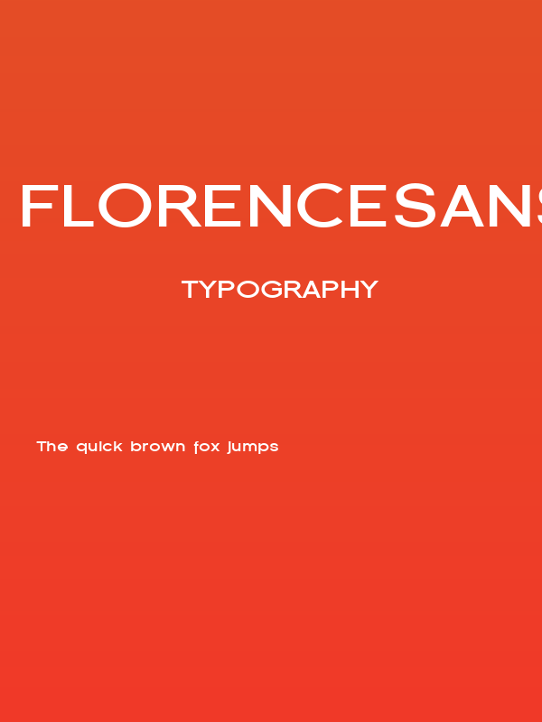 Florencesans Exp Bold Poster