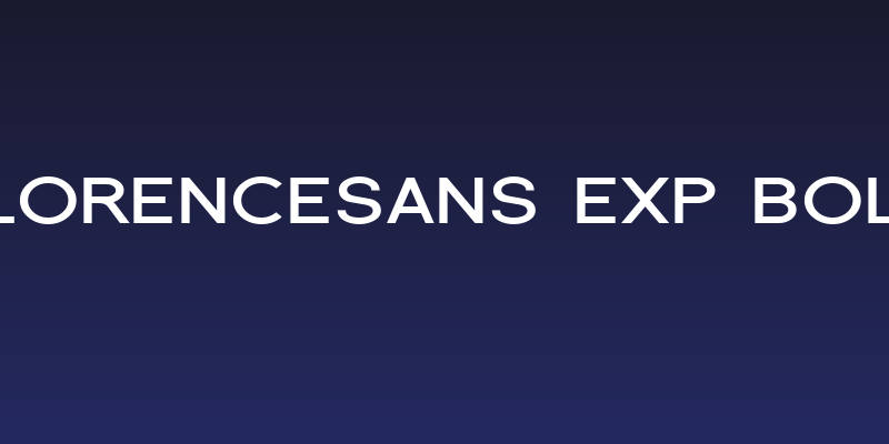 Florencesans Exp Bold Social Header