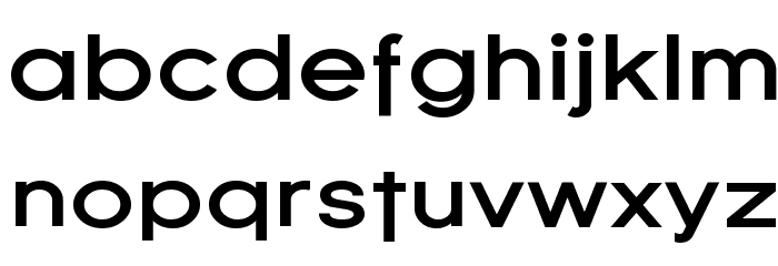 Florencesans Exp Bold Font LOWERCASE